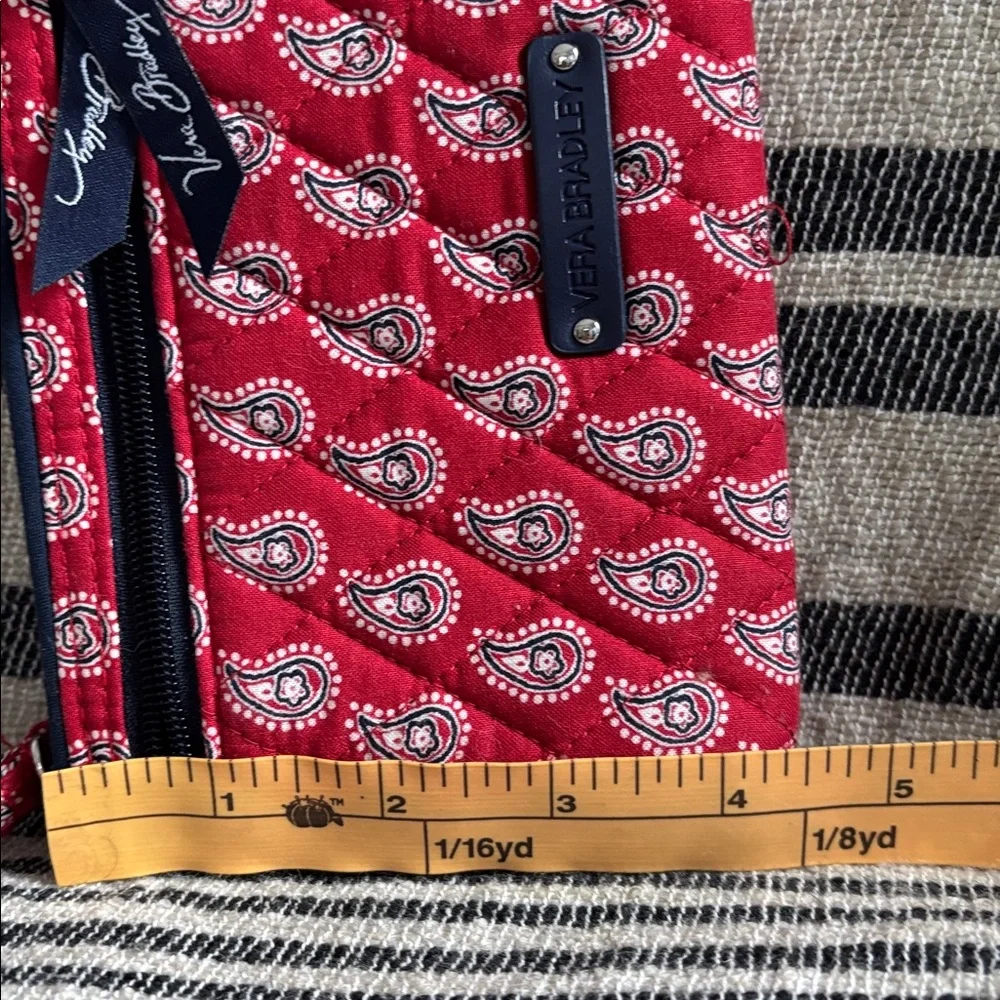 Vera Bradley - Retired Pattern Red Bandana Paisley Wristlet Wallet